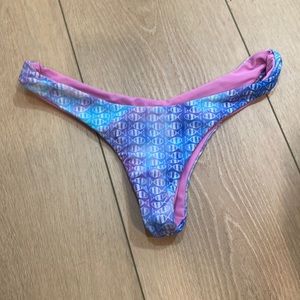Moana bikini, purple, pink and blue. Reversible